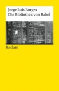 Cover-Bild zum Titel 'Die Bibliothek von Babel' von 'Jorge Luis Borges'