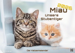 Cover-Bild zum Titel 'Miau - Unsere Stubentiger - Der Katzenkalender - 2026 - Kalender DIN A3' von ''