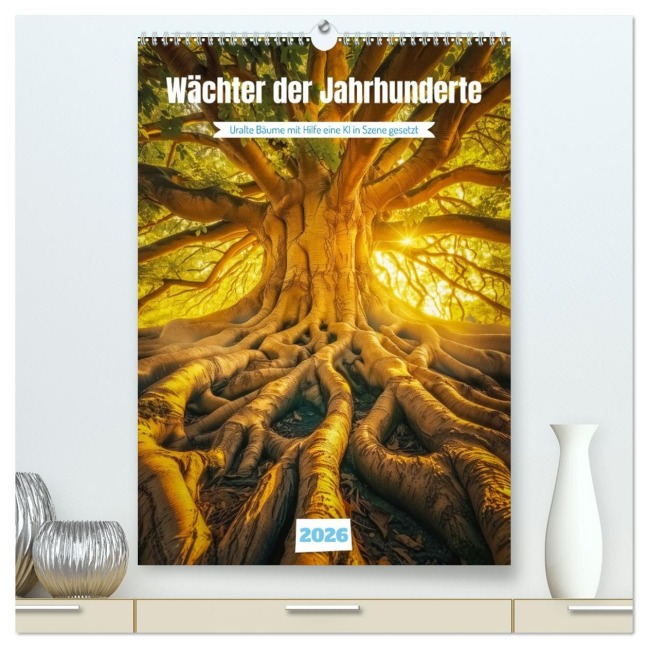 Wächter der Jahrhunderte (hochwertiger Premium Wandkalender 2026 DIN A2 hoch), Kunstdruck in Hochglanz - Steffen Gierok-Latniak
