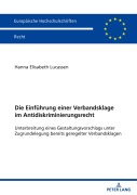 Cover-Bild zum Titel 'Die Einführung einer Verbandsklage im Antidiskriminierungsrecht' von 'Hanna Elisabeth Lucassen'