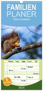 Familienplaner 2025 - Tierkalender 2025 mit 5 Spalten (Wandkalender, 21 x 45 cm) CALVENDO - Frank Tschöpe