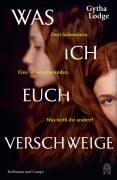Cover-Bild zum Titel 'Was ich euch verschweige' von 'Gytha Lodge'