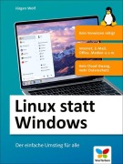 Cover-Bild zum Titel 'Linux statt Windows' von 'Jürgen Wolf'