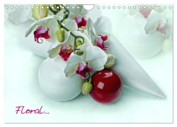 Cover-Bild zum Titel 'Floral (Wandkalender 2026 DIN A4 quer), CALVENDO Monatskalender' von ''