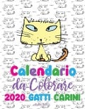 Calendario da colorare 2020 gatti carini (edizione italiana) - Gumdrop Press
