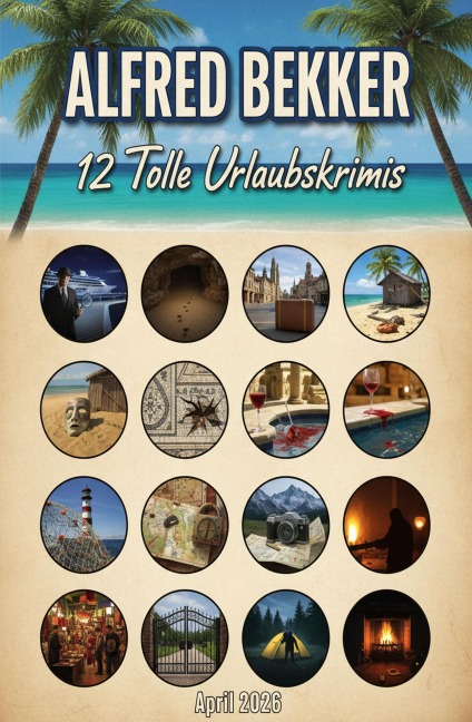 12 Tolle Urlaubskrimis April 2026 - Alfred Bekker