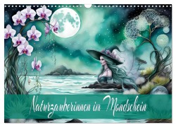 Cover-Bild zum Titel 'Naturzauberinnen im Mondschein (Wandkalender 2026 DIN A3 quer), CALVENDO Monatskalender' von 'Dusanka Djeric'