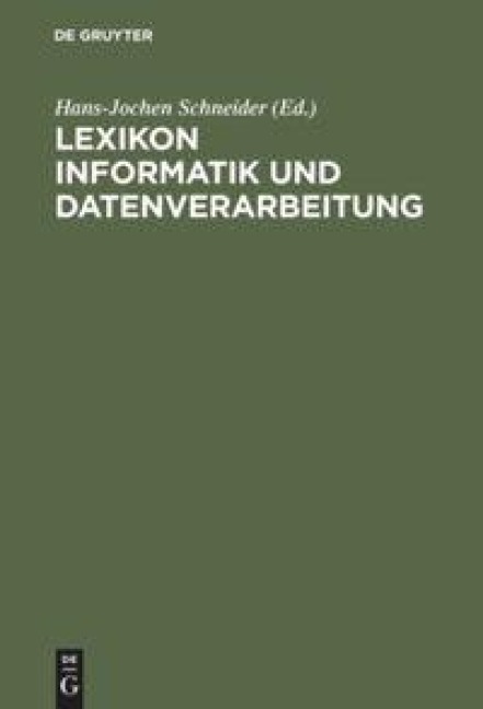 Lexikon Informatik und Datenverarbeitung - 