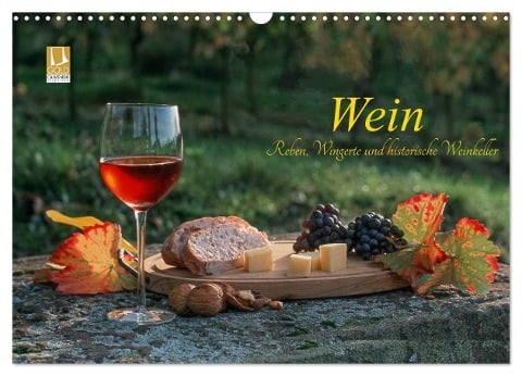 Wein - Reben, Wingerte und historische Weinkeller (Wandkalender 2024 DIN A3 quer), CALVENDO Monatskalender - Harald Pieta