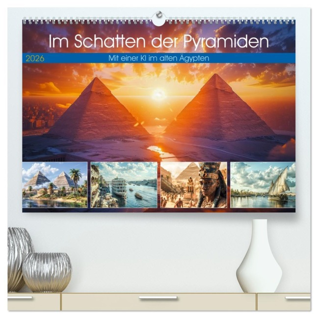 Im Schatten der Pyramiden (hochwertiger Premium Wandkalender 2026 DIN A2 quer), Kunstdruck in Hochglanz - Steffen Gierok-Latniak