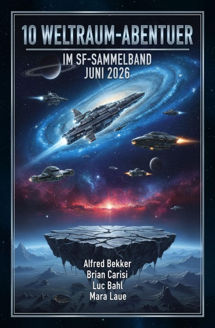 10 Weltraum-Abenteuer im SF-Sammelband Juni 2026 - Alfred Bekker, Luc Bahl, Mara Laue, Brian Carisi