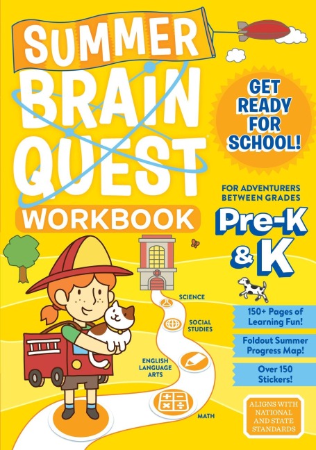 Summer Brain Quest: Between Grades Pre-K & K - Bridget Heos
