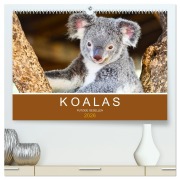 Cover-Bild zum Titel 'Koalas, putzige Gesellen (hochwertiger Premium Wandkalender 2026 DIN A2 quer), Kunstdruck in Hochglanz' von 'Robert Styppa'