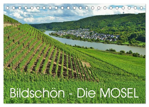 Bildschön - Die Mosel (Tischkalender 2024 DIN A5 quer), CALVENDO Monatskalender - Jutta Heußlein