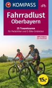 Cover-Bild zum Titel 'KOMPASS Fahrradlust Oberbayern' von ''