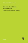Cover-Bild zum Titel 'Über die Philosophie Platons' von 'Friedrich Schleiermacher'