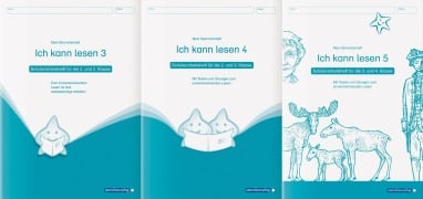 Cover-Bild zum Titel 'Ich kann lesen 3, 4 und 5 - 3 Schülerarbeitshefte für die 2. bis 4. Klasse' von 'Katrin Langhans'