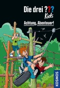 Cover-Bild zum Titel 'Die drei ??? Kids Achtung, Abenteuer!' von 'Boris Pfeiffer'