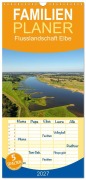 Cover-Bild zum Titel 'Familienplaner 2027 - Flusslandschaft Elbe mit 5 Spalten (Wandkalender, 21 x 45 cm) CALVENDO' von 'Markus Beck'