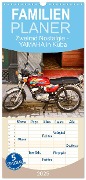 Familienplaner 2025 - Zweirad Nostalgie - YAMAHA in Kuba mit 5 Spalten (Wandkalender, 21 x 45 cm) CALVENDO - Henning von Löwis of Menar