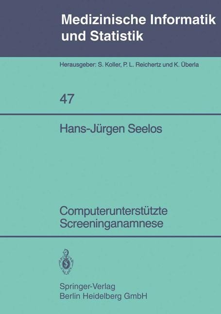 Computerunterstützte Screeninganamnese - H. -J. Seelos