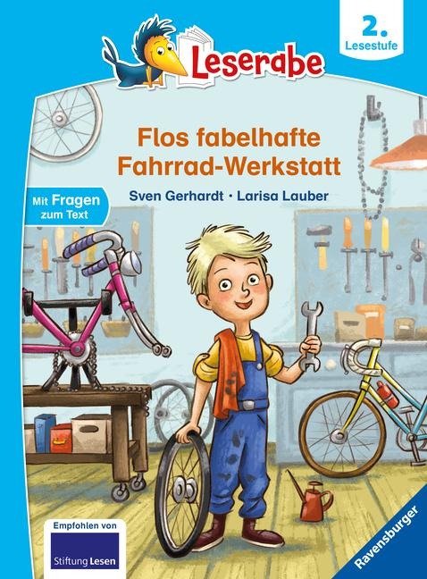 Flos fabelhafte Fahrrad-Werkstatt - Leserabe ab 2. Klasse - Erstlesebuch für Kinder ab 7 Jahren - Sven Gerhardt