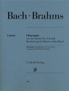 Cover-Bild zum Titel 'Chaconne aus der Partita Nr. 2 d-moll' von 'Johann Sebastian Bach, Johannes Brahms'