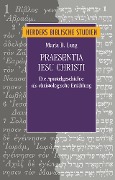 Cover-Bild zum Titel 'Praesentia Iesu Christi' von 'Maria B. Lang'