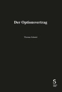 Cover-Bild zum Titel 'Der Optionsvertrag' von 'Thomas Schmid'