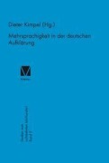 Cover-Bild zum Titel 'Mehrsprachigkeit in der deutschen Aufklärung' von ''