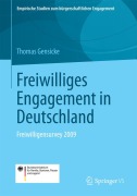 Cover-Bild zum Titel 'Freiwilliges Engagement in Deutschland' von 'Thomas Gensicke'