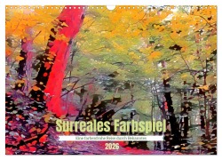 Cover-Bild zum Titel 'Surreales Farbspiel (Wandkalender 2026 DIN A3 quer), CALVENDO Monatskalender' von 'Ulrich Suess'