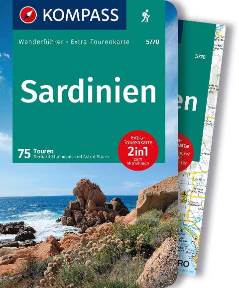 KOMPASS Wanderführer Sardinien, 75 Touren mit Extra-Tourenkarte - Gerhard Stummvoll, Astrid Sturm