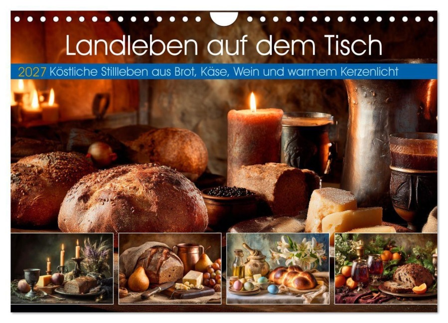 Landleben auf dem Tisch (Wandkalender 2027 DIN A4 quer), CALVENDO Monatskalender - Steffen Gierok-Latniak