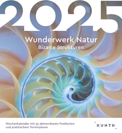 Wunderwerk Natur - Bizarre Strukturen - KUNTH Postkartenkalender 2025 - 