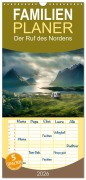 Cover-Bild zum Titel 'Familienplaner 2026 - Der Ruf des Nordens mit 5 Spalten (Wandkalender, 21 x 45 cm) CALVENDO' von 'Simone Wunderlich'