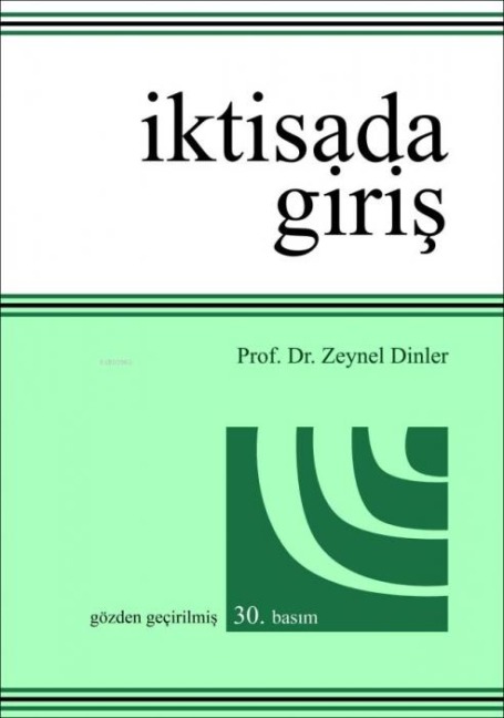 Iktisada Giris - Zeynel Dinler