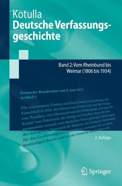 Deutsche Verfassungsgeschichte Band 2 - Michael Kotulla