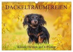 Cover-Bild zum Titel 'Dackelträumereien - Kleine Helden auf 4 Pfoten (Wandkalender 2026 DIN A3 quer), CALVENDO Monatskalender' von 'Sigrid Starick'