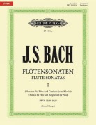 Cover-Bild zum Titel 'Sonaten für Flöte und Cembalo (Klavier) BWV 1030 - 1032 / URTEXT' von 'Johann Sebastian Bach'