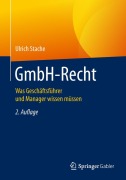 Cover-Bild zum Titel 'GmbH-Recht' von 'Ulrich Stache'