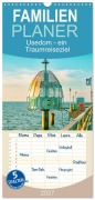 Cover-Bild zum Titel 'Familienplaner 2027 - Usedom - ein Traumreiseziel mit 5 Spalten (Wandkalender, 21 x 45 cm) CALVENDO' von 'Nina Schwarze'