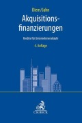 Cover-Bild zum Titel 'Akquisitionsfinanzierungen' von 'Andreas Diem, Christian Jahn'