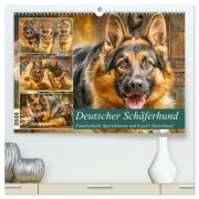 Cover-Bild zum Titel 'Deutscher Schäferhund. Familienheld, Sportskanone und loyaler Diensthund (hochwertiger Premium Wandkalender 2026 DIN A2 quer), Kunstdruck in Hochglanz' von 'Rose Hurley'