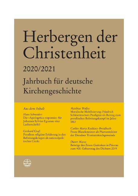 Herbergen der Christenheit 2020/2021 - 