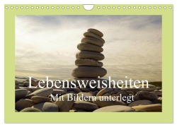 Cover-Bild zum Titel 'Lebensweisheiten mit Bildern unterlegt (Wandkalender 2027 DIN A4 quer), CALVENDO Monatskalender' von 'Babett Paul - Babett's Bildergalerie'