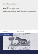 Cover-Bild zum Titel 'Von Tieren wissen' von 'Anna-Theresa Kölczer'