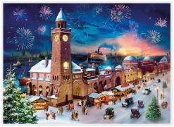 Cover-Bild zum Titel 'Adventskalender "Hamburg Landungsbrücken"' von 'M. Haduk'