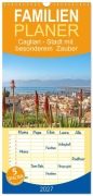 Cover-Bild zum Titel 'Familienplaner 2027 - Cagliari - Stadt mit besonderem Zauber mit 5 Spalten (Wandkalender, 21 x 45 cm) CALVENDO' von 'Nina Schwarze'