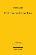 Rechtsmethodik in China - Patrick Oei